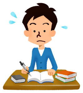 man-studying-hard
